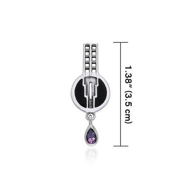 Contemporary Design Silver Pendant TPD446 - Jewelry